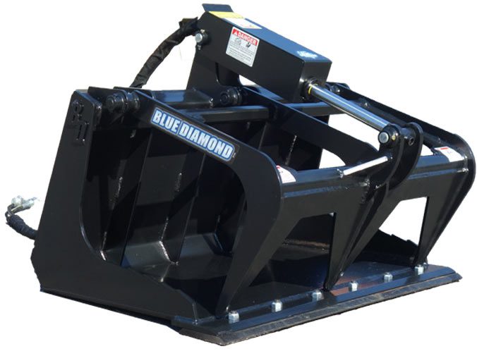 Mini Skid Steer Attachments rear view